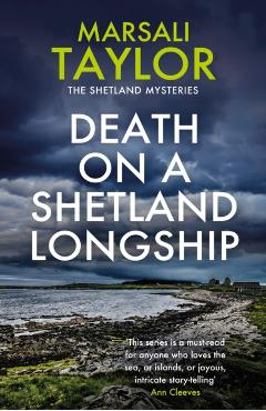 Coperta cărții 'Death on a Shetland Longship - Marsali Taylor'