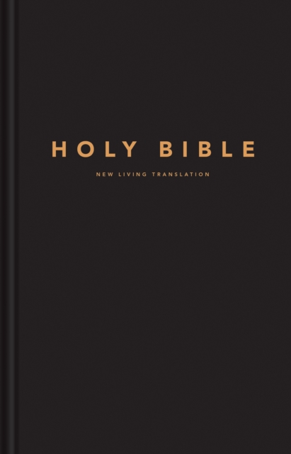 NLT Large Print Pew Bible, Black - 