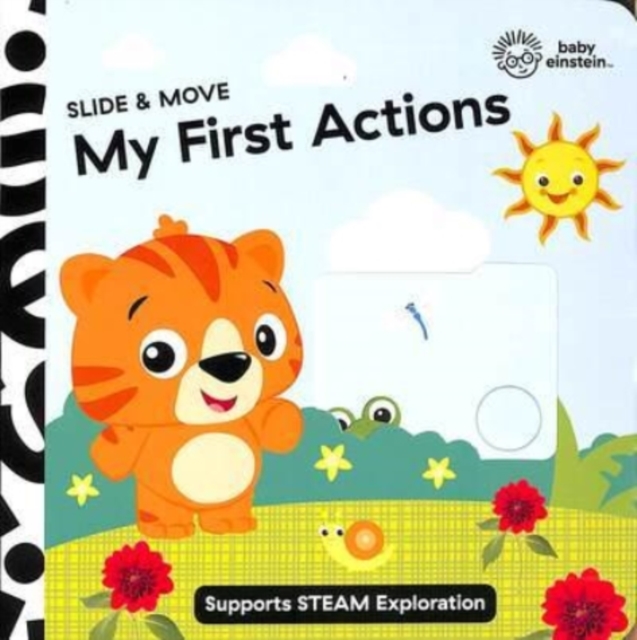 Baby Einstein Slide & Move My First Actions Novelty Board Book - P I Kids