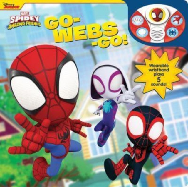 Disney Junior Marvel Spidey and His Amazing Friends: Go-Webs-Go! Sound Book and Wristband - 