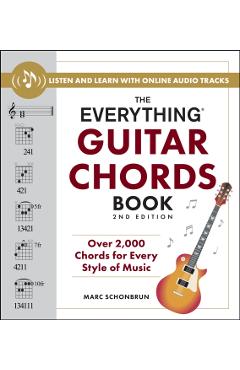 Coperta cărții 'Everything Guitar Chords Book, 2nd Edition - Marc Schonbrun'