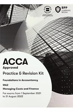 Coperta cărții 'FIA Managing Costs and Finances MA2 -'