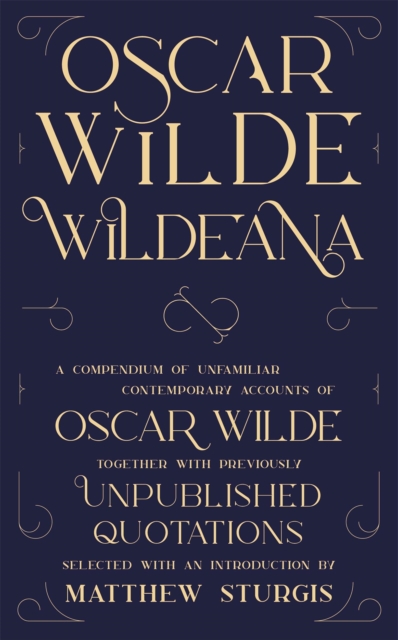 Wildeana (riverrun editions) - Oscar Wilde