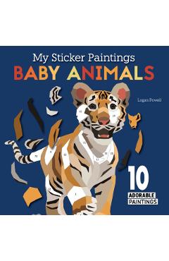 Poza produsului My Sticker Paintings: Baby Animals - Logan Powell