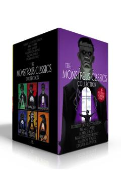 Coperta cărții 'Monstrous Classics Collection (Boxed Set) - Robert Louis|stoker Stevenson'