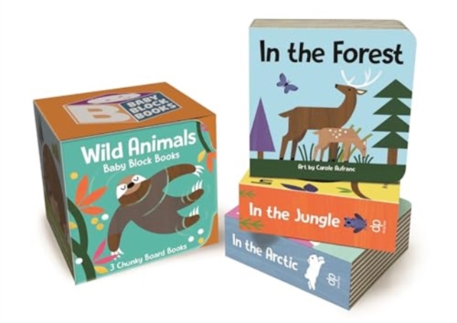 Baby Block Books: Wild Animals - 