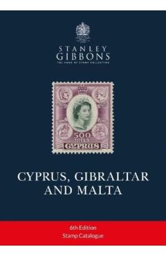 Coperta cărții 'CYPRUS, GIBRALTAR AND MALTA - Stanley Gibbons'