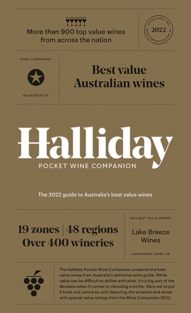Coperta cărții 'Halliday Pocket Wine Companion 2022 - James Halliday'