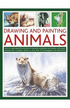 Coperta cărții 'Drawing and Painting Animals - Jonathan Truss'