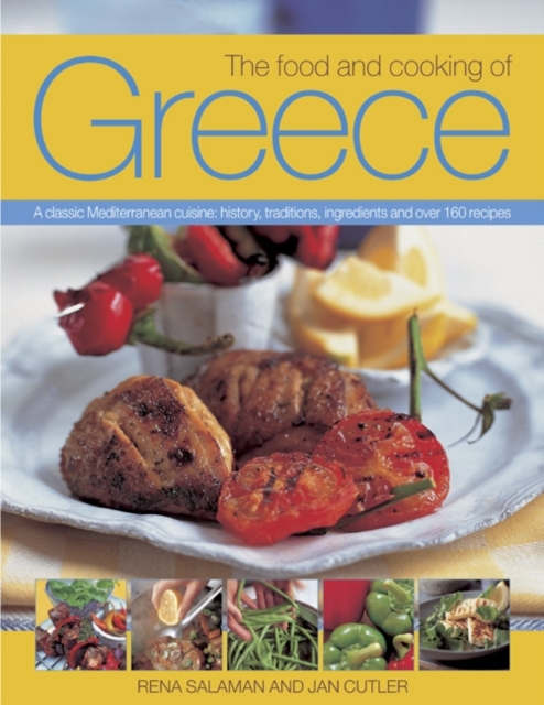 Coperta cărții 'Food and Cooking of Greece - Rena|cutler Salaman'