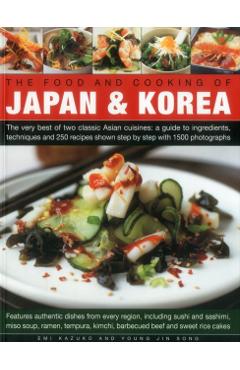 Coperta cărții 'Food and Cooking of Japan & Korea -'