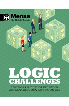 Coperta cărții 'Mensa - Logic Challenges - Mensa Ltd'