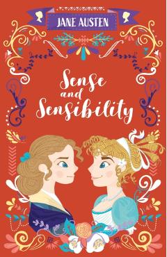Coperta cărții 'Sense and Sensibility - Jane Austen'
