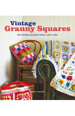 Coperta cărții 'Vintage Granny Squares - Emma Varnam'