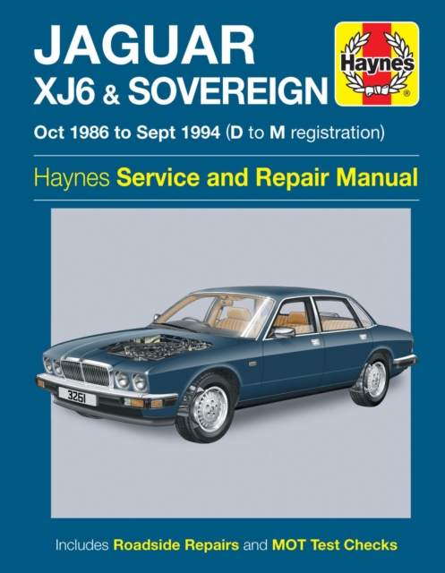 Jaguar XJ6 & Sovereign (Oct 86 - Sept 94) Haynes Repair Manual - 