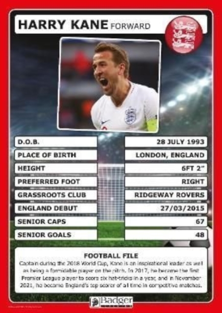 England Football Superstars Poster Set - 