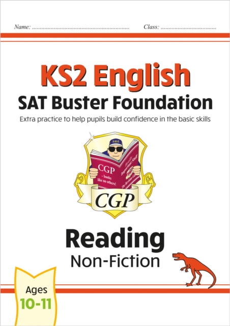 Coperta cărții 'KS2 English Reading SAT Buster Foundation: Non-Fiction (for the 2025 tests) -'