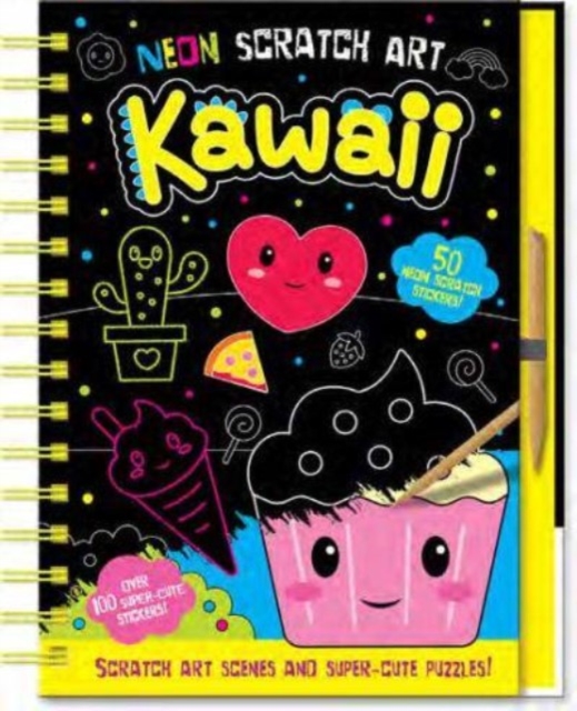 Neon Scratch Art Kawaii - Connie Isaacs