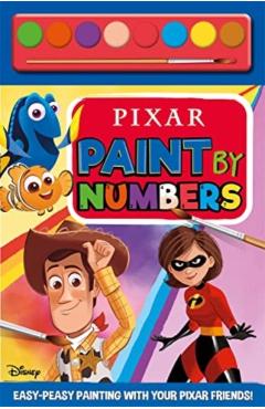 Coperta cărții 'Pixar: Paint By Numbers -'