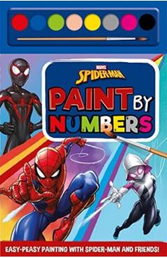 Coperta cărții 'Marvel Spider-Man: Paint By Numbers -'