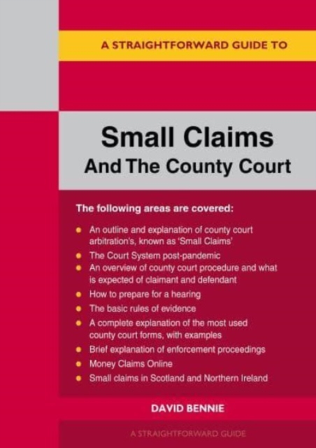 Straightforward Guide to Small Claims and the County Court - David Bennie