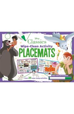 Coperta cărții 'Disney Classics: Wipe-Clean Activity Placemats -'