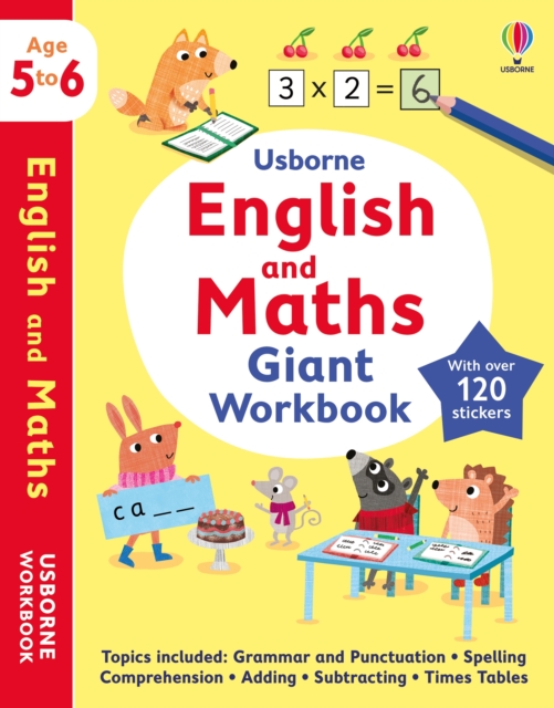 Usborne English and Maths Giant Workbook 5-6 - Holly|greenwell Bathie