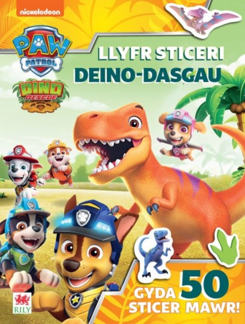 Paw Patrol: Llyfr Sticeri Deino-Dasgau - Paw Patrol