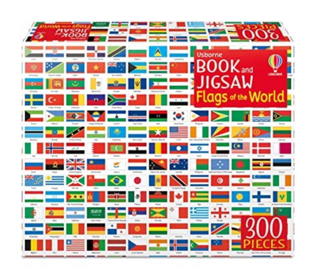 Coperta cărții 'Usborne Book and Jigsaw Flags of the World - Sue Meredith'