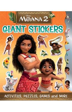 Coperta cărții 'Disney Moana 2: Giant Stickers -'