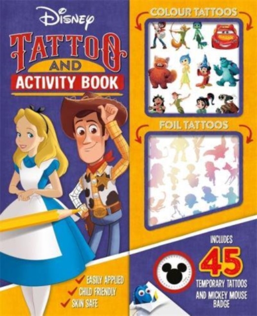 Disney: Tattoo and Activity Book - 