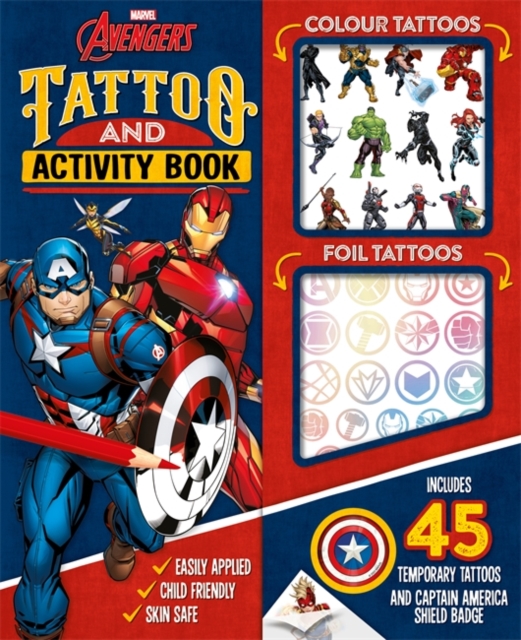 Marvel Avengers: Tattoo and Activity Book - 