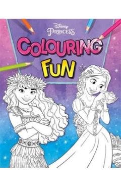 Coperta cărții 'Disney Princess: Colouring Fun -'