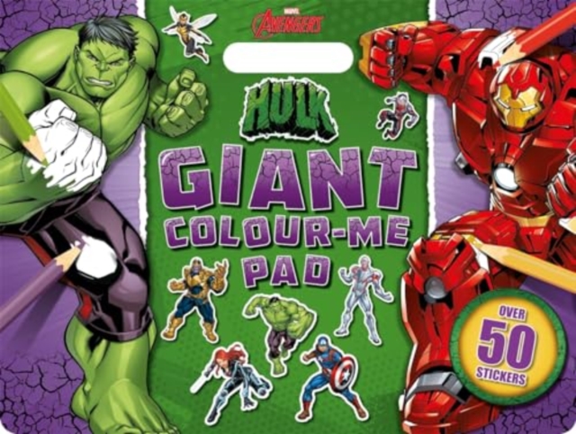 Marvel Avengers Hulk: Giant Colour-Me Pad - 