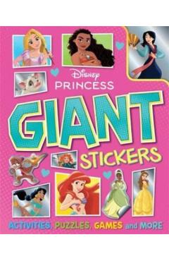 Coperta cărții 'Disney Princess: Giant Stickers -'