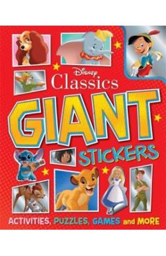 Coperta cărții 'Disney Classics: Giant Stickers -'