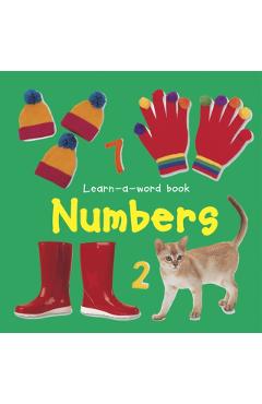 Coperta cărții 'Learn-a-word Book: Numbers -'