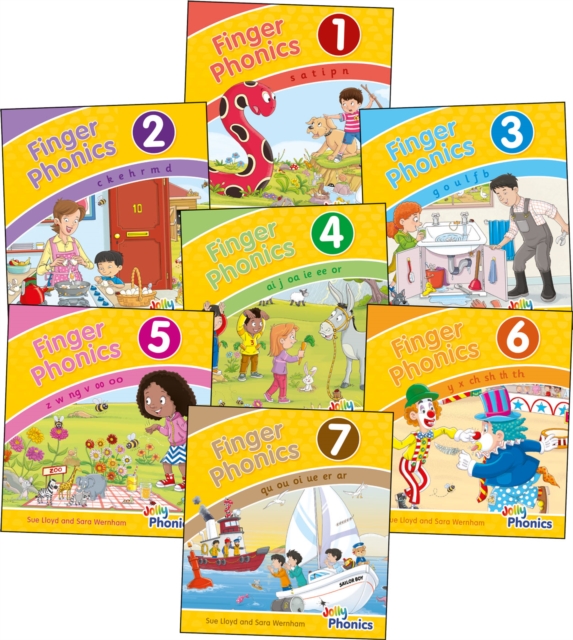 Finger Phonics Books 1-7 - Sara|lloyd Wernham