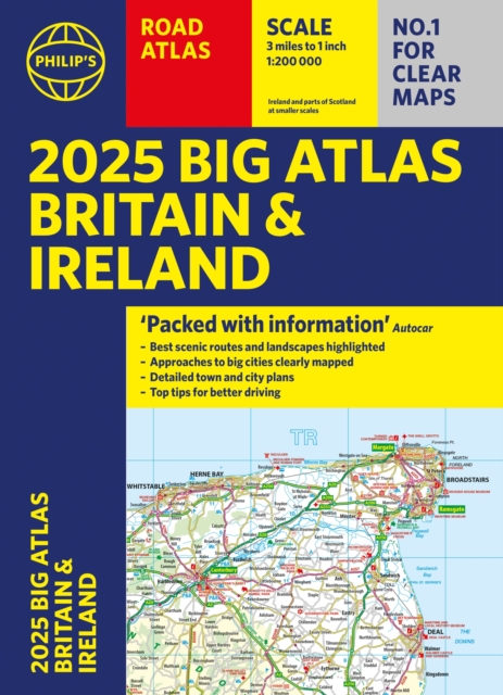 2025 Philip's Big Road Atlas of Britain & Ireland - 