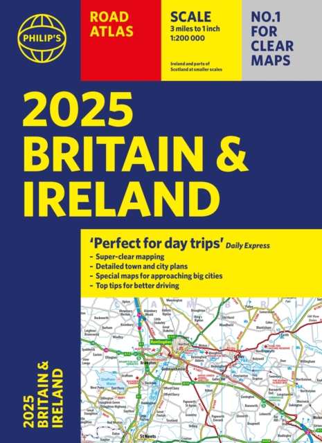 2025 Philip's Road Atlas Britain and Ireland - 