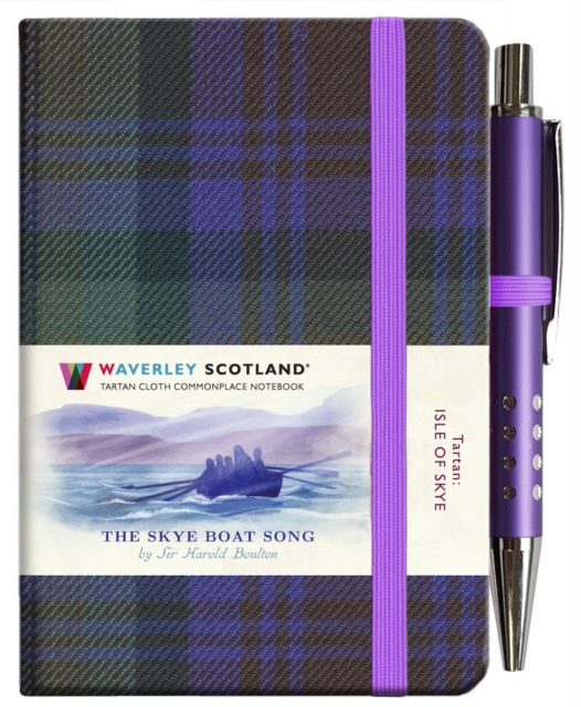 Skye Boat Song Tartan Notebook (mini with pen) - Waverley Scotland