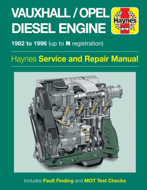 Coperta cărții 'Vauxhall/Opel 1.5, 1.6 & 1.7 litre Diesel Engine (82 - 96) Haynes Repair Manual -'