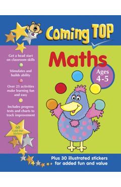 Coperta cărții 'Coming Top: Maths - Ages 4 - 5 -'