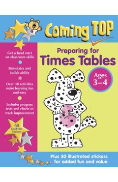 Coperta cărții 'Coming Top: Preparing for Times Tables - Ages 3-4 -'