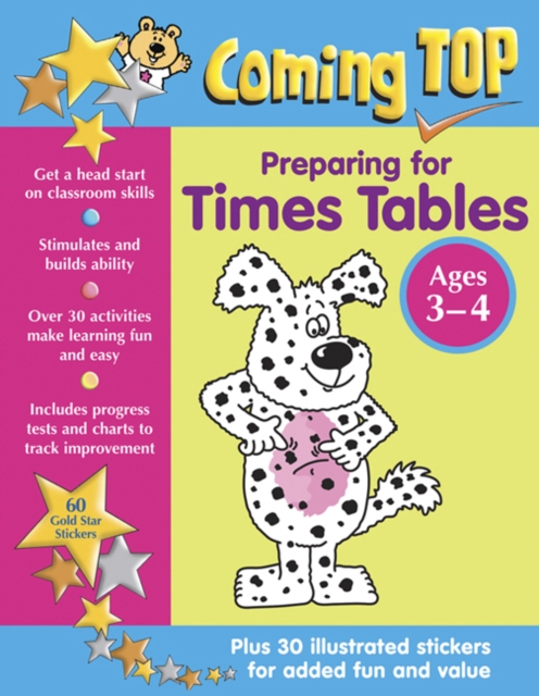 Coperta cărții 'Coming Top: Preparing for Times Tables - Ages 3-4 -'