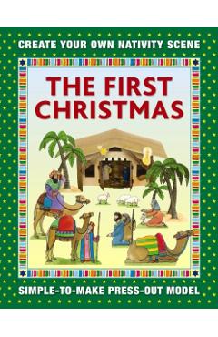 Coperta cărții 'First Christmas: Create Your Own Nativity Scene -'