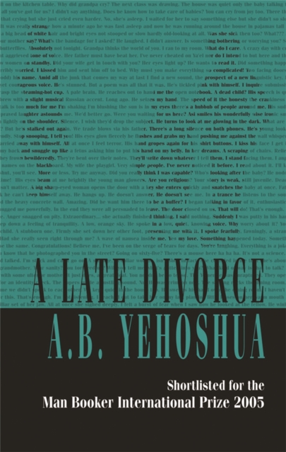 Late Divorce - A.b. Yehoshua