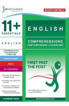 Coperta cărții '11+ English: Comprehensions Contemporary Literature Book 4 (Standard Format) -'