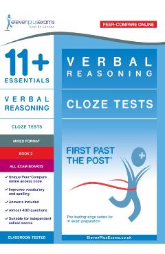Coperta cărții '11+ Essentials Verbal Reasoning: Cloze Tests Book 2 -'