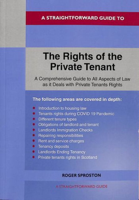 Coperta cărții 'Rights of the Private Tenant - Roger Sproston'